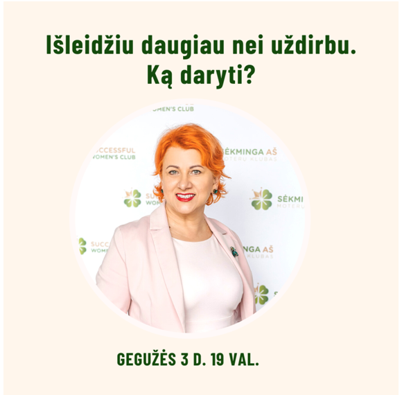 Išleidžiu daugiau nei uždirbu. Ką daryti?