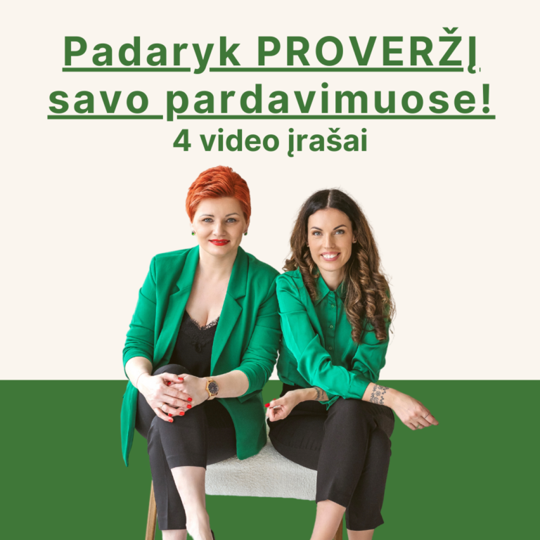 Padaryk proveržį savo pardavimuose